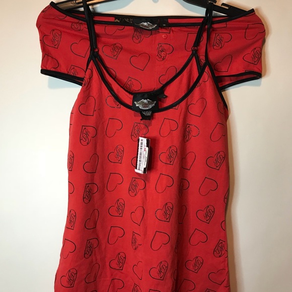 Harley-Davidson Tops - Harley Davidson size medium camisole and bottom